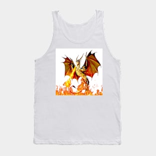 dragon fire fire Tank Top